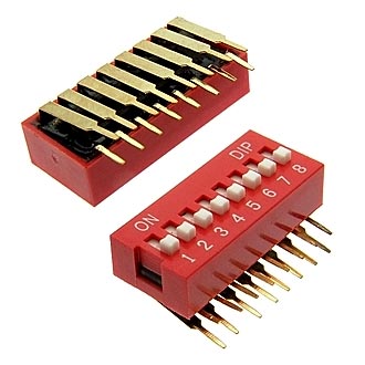DIP переключатели DA08R RUICHI DIP переключатели DA08R RUICHI