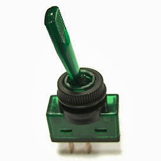 Тумблеры ASW-13-101 on-off 2P зеленый RUICHI Тумблеры ASW-13-101 on-off 2P зеленый RUICHI