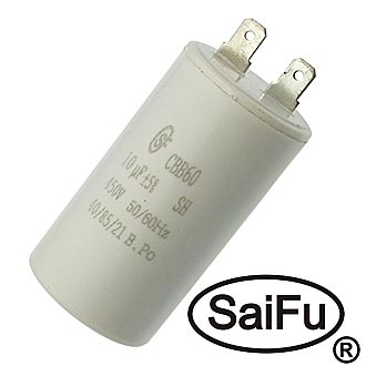 Пусковые конденсаторы CBB60 10uF 450V (SAIFU) SAIFU Пусковые конденсаторы CBB60 10uF 450V (SAIFU) SAIFU