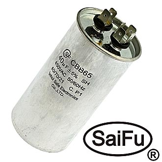 Пусковые конденсаторы CBB65 40uF 450V (SAIFU) SAIFU Пусковые конденсаторы CBB65 40uF 450V (SAIFU) SAIFU