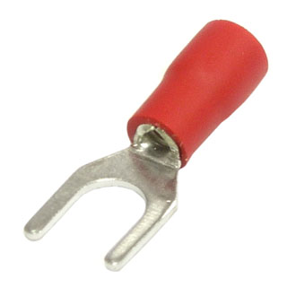 Клеммы тип *U* изолированные SVS1.25-5 red RUICHI