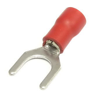 Клеммы тип *U* изолированные SVS1.25-6 red RUICHI