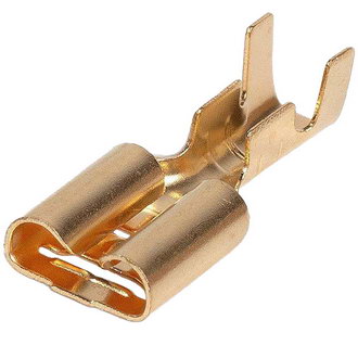 Клеммы ножевые неизолированные РП-М 2.5-(6.3) КВТ Клеммы ножевые неизолированные РП-М 2.5-(6.3) КВТ