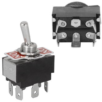 Тумблеры KN3(B)-203P on-off-on RUICHI Тумблеры KN3(B)-203P on-off-on RUICHI