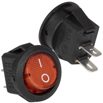 Клавишные переключатели KCD5-101-6-C3-R/2P on-off RUICHI Клавишные переключатели KCD5-101-6-C3-R/2P on-off RUICHI