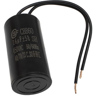 Пусковые конденсаторы CBB60 16uF 450V WIRE (SAIFU) SAIFU Пусковые конденсаторы CBB60 16uF 450V WIRE (SAIFU) SAIFU