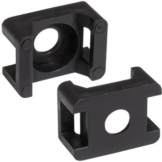 Фиксаторы для кабеля ПМО 22х16 (черн) (100шт) Fortisflex Фиксаторы для кабеля ПМО 22х16 (черн) (100шт) Fortisflex