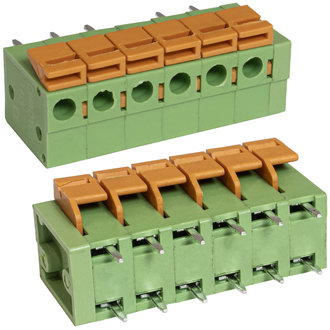 Клеммники нажимные RG142V-5.08-06P RUICHI Клеммники нажимные RG142V-5.08-06P RUICHI