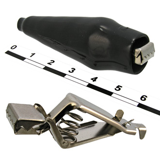 Зажимы, крокодилы 8-0046 black  Зажимы, крокодилы 8-0046 black