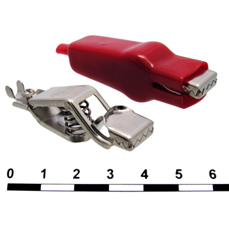 Зажимы, крокодилы 8-0047 red RUICHI Зажимы, крокодилы 8-0047 red RUICHI