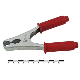 Зажимы, крокодилы 8-0043 red (гальван.)  Зажимы, крокодилы 8-0043 red (гальван.)