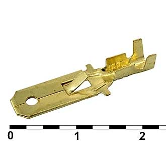 Клеммы ножевые неизолированные DJ611-6.3A RUICHI Клеммы ножевые неизолированные DJ611-6.3A RUICHI