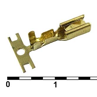 Клеммы ножевые неизолированные DJ621-E2.8A RUICHI Клеммы ножевые неизолированные DJ621-E2.8A RUICHI