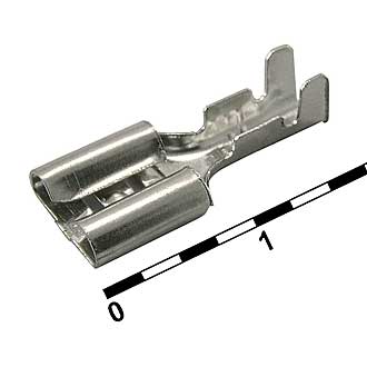 Клеммы ножевые неизолированные DJ622-6.3B  Клеммы ножевые неизолированные DJ622-6.3B