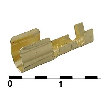 Клеммы ножевые неизолированные DJ624-5.7A  Клеммы ножевые неизолированные DJ624-5.7A