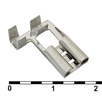 Клеммы ножевые неизолированные DJ627-6.3B RUICHI Клеммы ножевые неизолированные DJ627-6.3B RUICHI