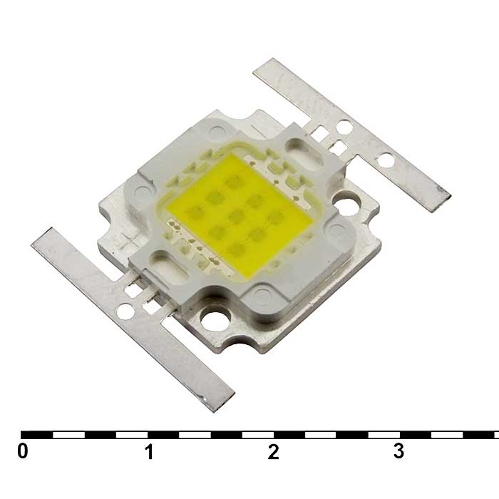 Светодиоды мощные 10W 11v 6000k 900Lm white 