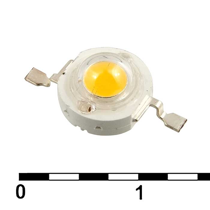 Светодиоды мощные 1W 3.4v 100-110LM 2700-3500K 