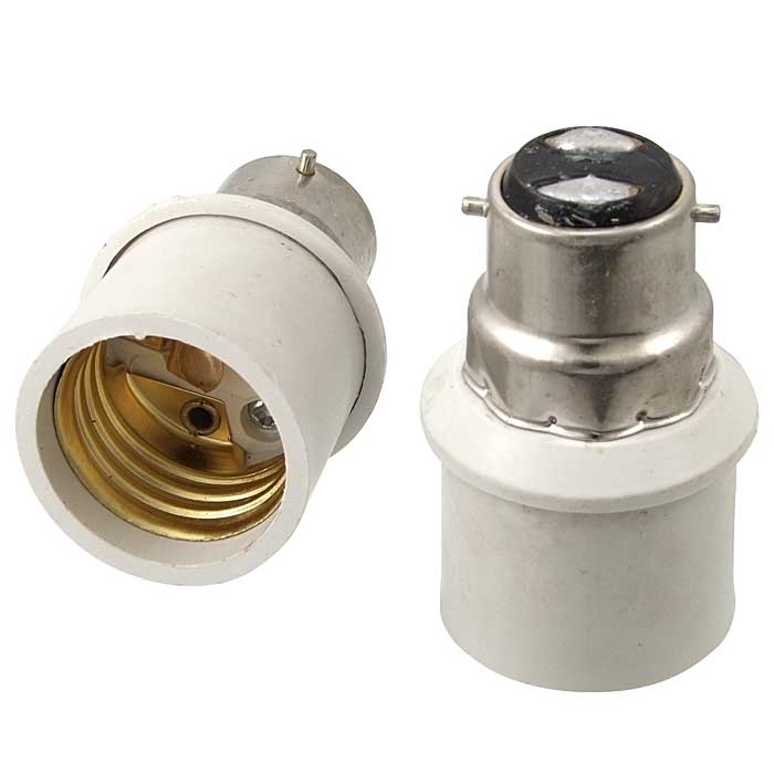 Светоарматура B22-E27 white 
