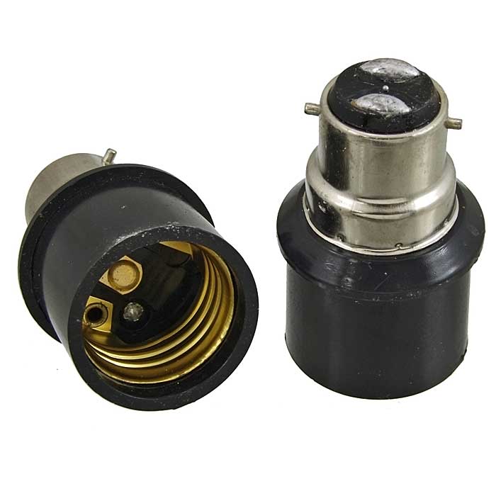 Светоарматура B22-E27 black 