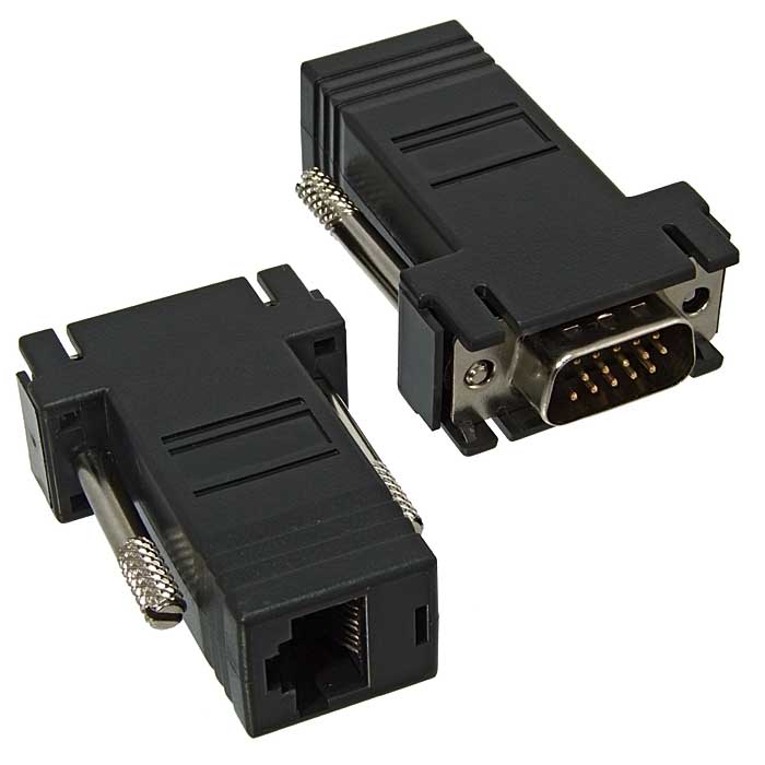 D-SUB переходники VGA-m to RJ45 (pair) 