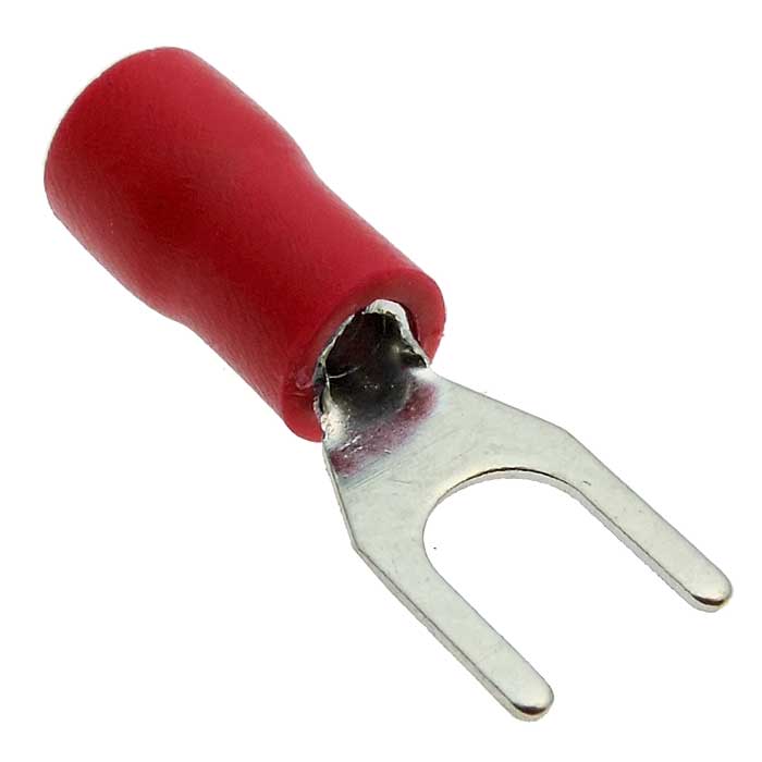Клеммы тип *U* изолированные SV1.25-4 red RUICHI