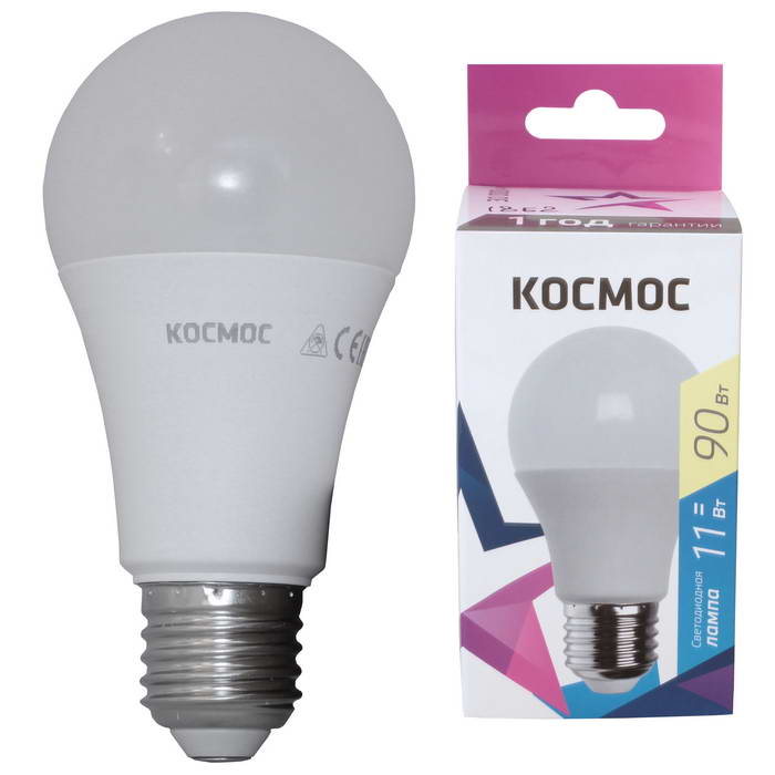 Лампы светодиодные Космос LkecLED11wA60E2730 КОСМОС