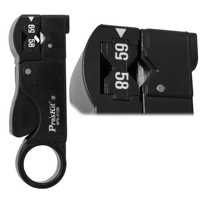 Для зачистки и обрезки кабеля 6PK-312B ProsKit