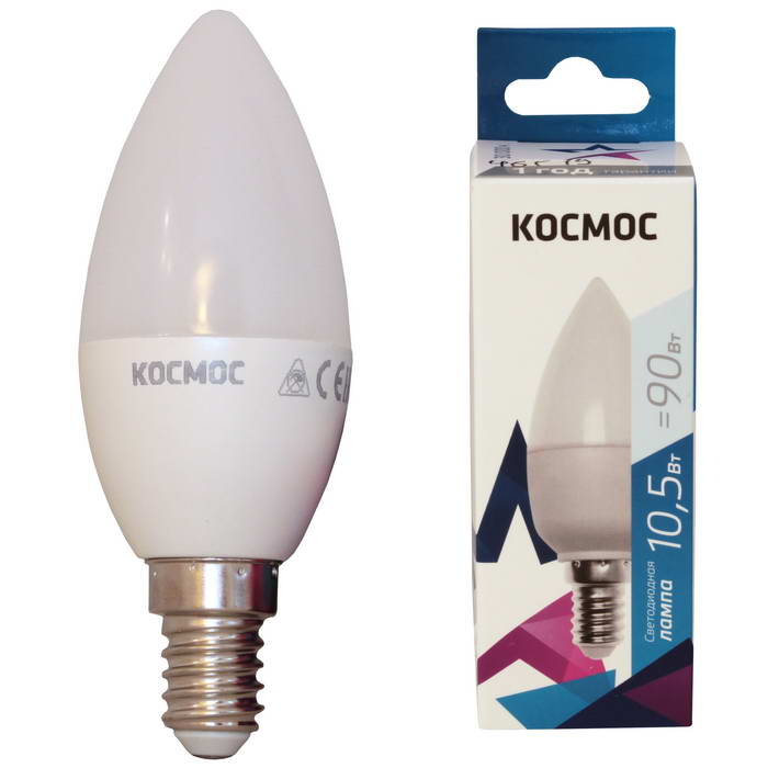 Лампы светодиодные Космос LkecLED10.5wCNE1445 КОСМОС