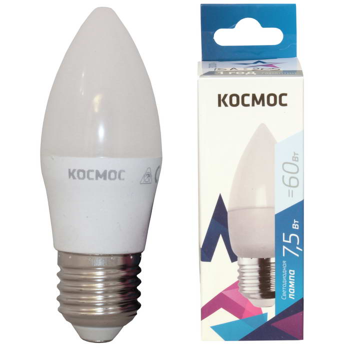 Лампы светодиодные Космос LkecLED7.5wCNE2745 