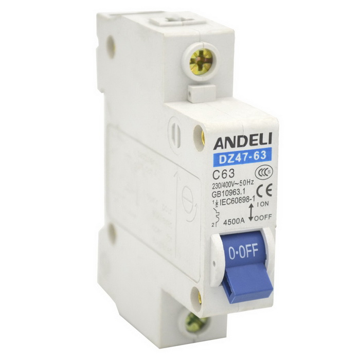 Автоматические выключатели DZ47-63/1P 50A 4.5kA х-ка C ANDELI