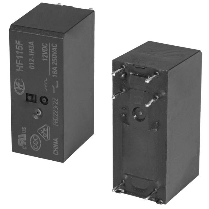 Электромагнитные реле HF115F/012-1H3A HONGFA