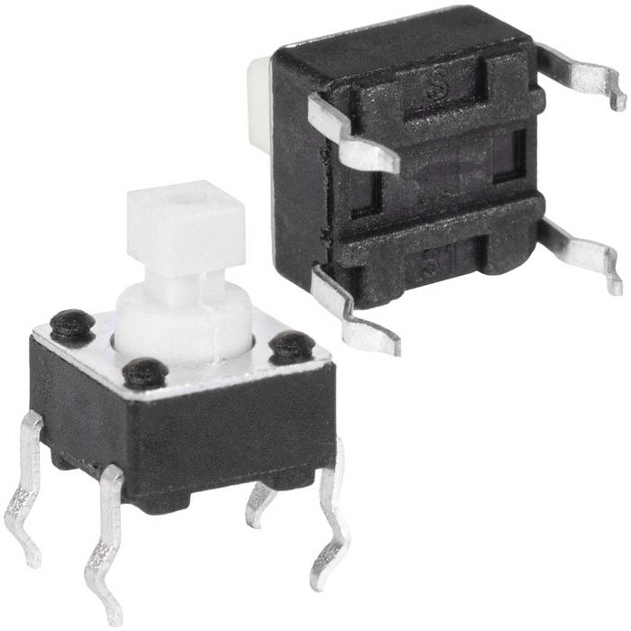 Тактовые кнопки KAN0611-0731W 6x6x7.3 mm RUICHI