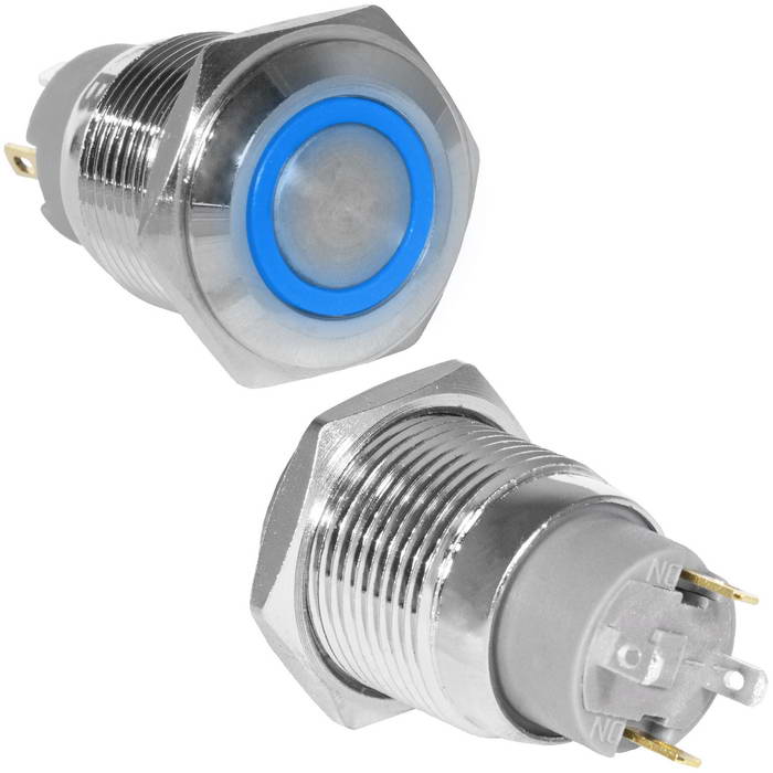 Кнопки антивандальные GQ16F-10ZE/J/B/N off-on RUICHI