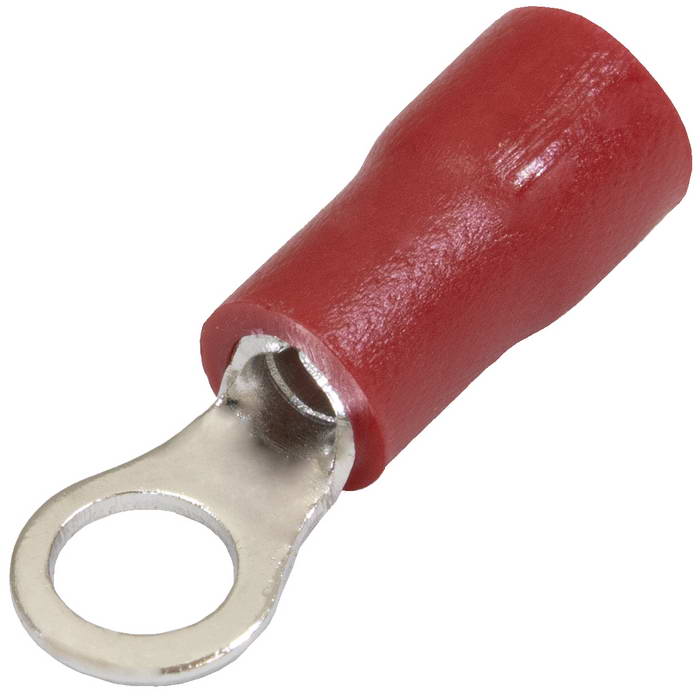 Клеммы тип *O* изолированные RVS1.25-3.7 red RUICHI