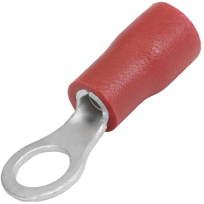 Клеммы тип *O* изолированные RVS1.25-4 red RUICHI
