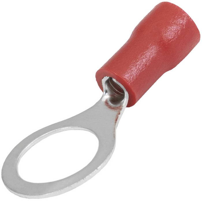 Клеммы тип *O* изолированные RV1.25-8 red RUICHI