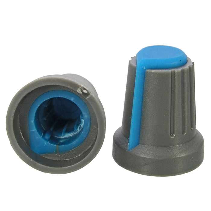 Ручки приборные RR4817 (6mm круг синий) RUICHI