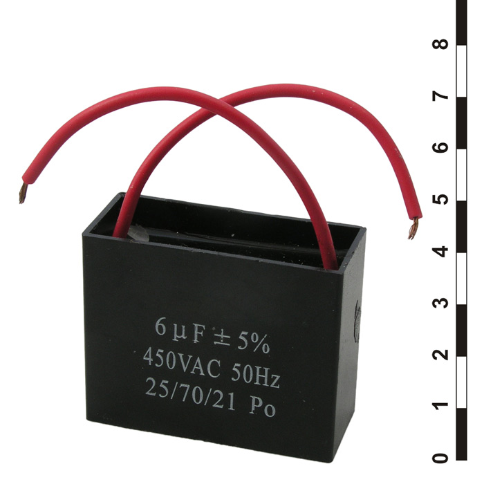 Пусковые конденсаторы CBB61   6uF  450V  (SAIFU) SAIFU