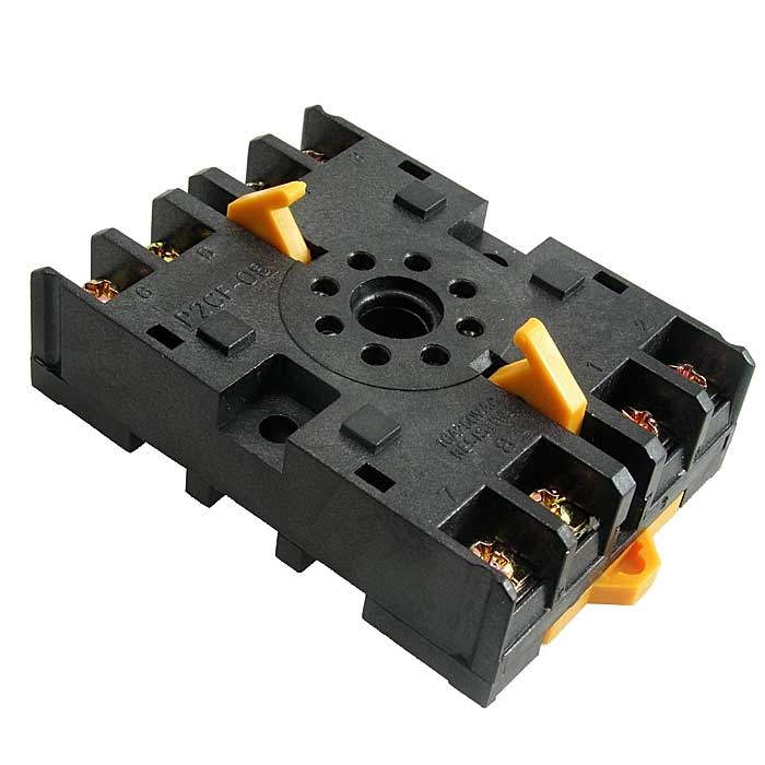 Колодки для реле P2CF-08   колодка для MK2P RUICHI